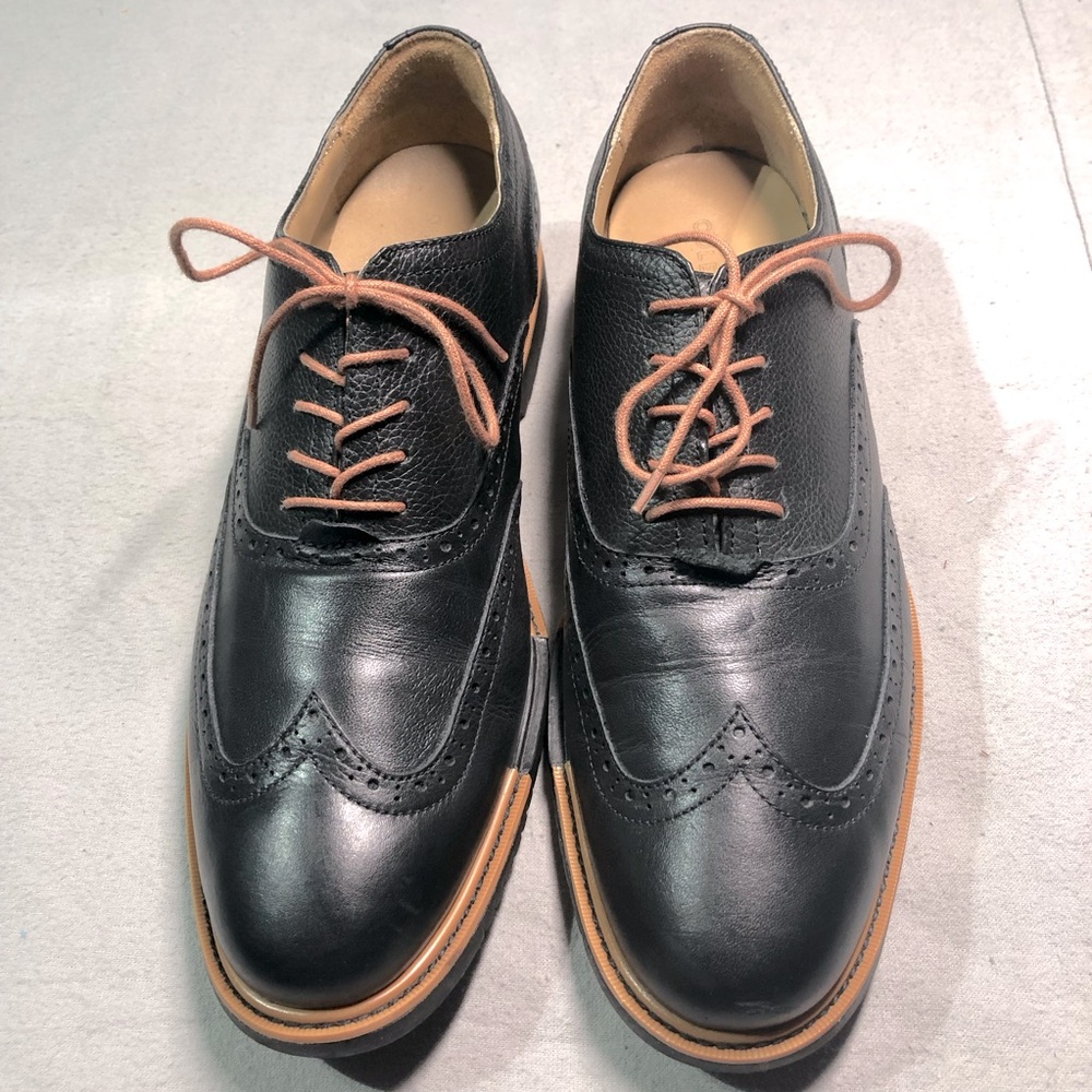 Cole Haan men’s Great Jones black wingtip Oxford in Black